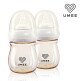 [유미][유미] PPSU 160ml 스타트젖병 화이트 2개입 (젖꼭지 포함)