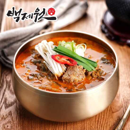 [디딤(백)]백제원 명품갈비탕1kg 2팩+ 진소고기전골 1kg 2팩