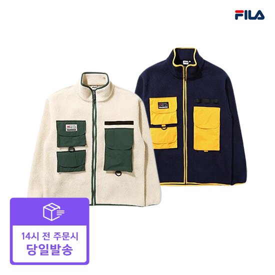 [최초가 119,000]휠라 EXPLORE 보아집업 FS2PLD4E11X 플리스