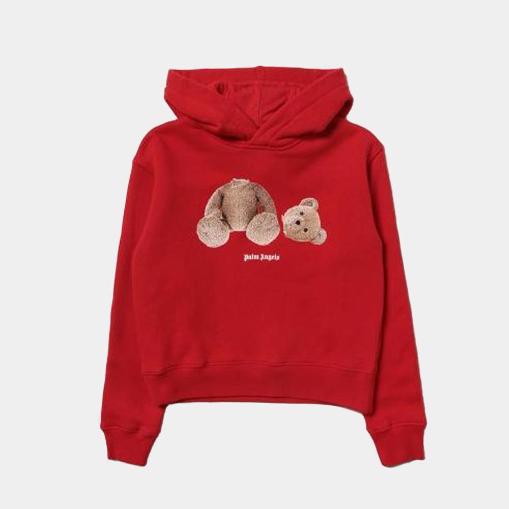 팜 엔젤스 팜엔젤스 키즈 킬더베어 프린팅 후드티셔츠 레드브라운 PGBB001F21FLE001 2560