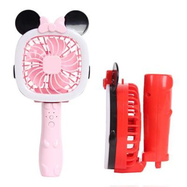 디자인에버 교보문고 디자인에버 접이식 LED 리틀마우스 충전식 핸디 선풍기 ver.2