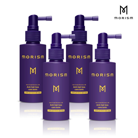 [모리즘]모리즘 스칼프 헤어 토닉 80ml 4통- 체험분 포함/ 탈모완화 에센스 탈모 영양