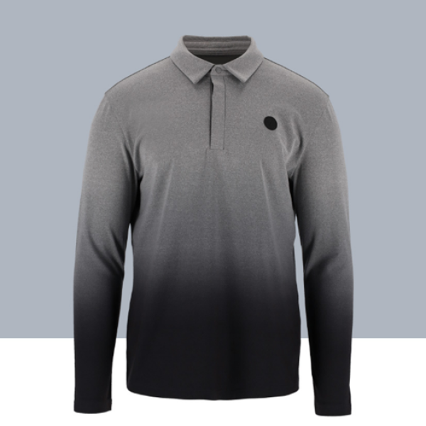 엘르골프 [엘르골프]남성  그라데이션 프린트  티셔츠 6I-75281_US