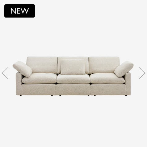 까사미아 (롯데백화점)신세계15만상품권증정캄포구스50 슬림 4인소파(컬러 택1)