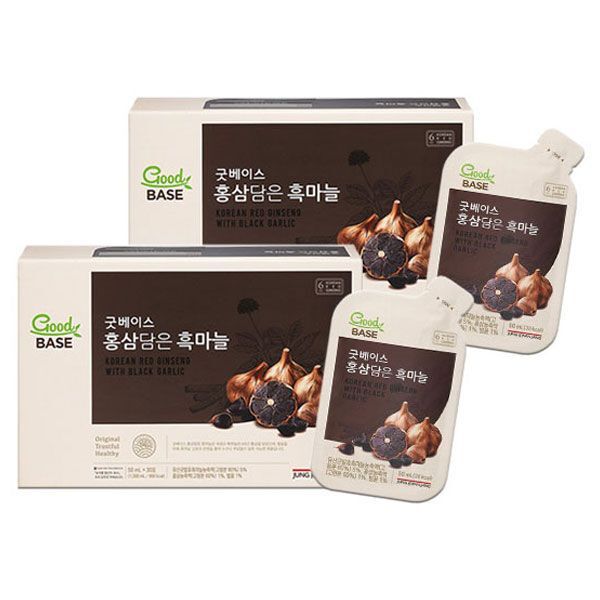 (주)인성제약 교보문고 정관장 공식 굿베이스 흑마늘 50ml x 30포 2박스