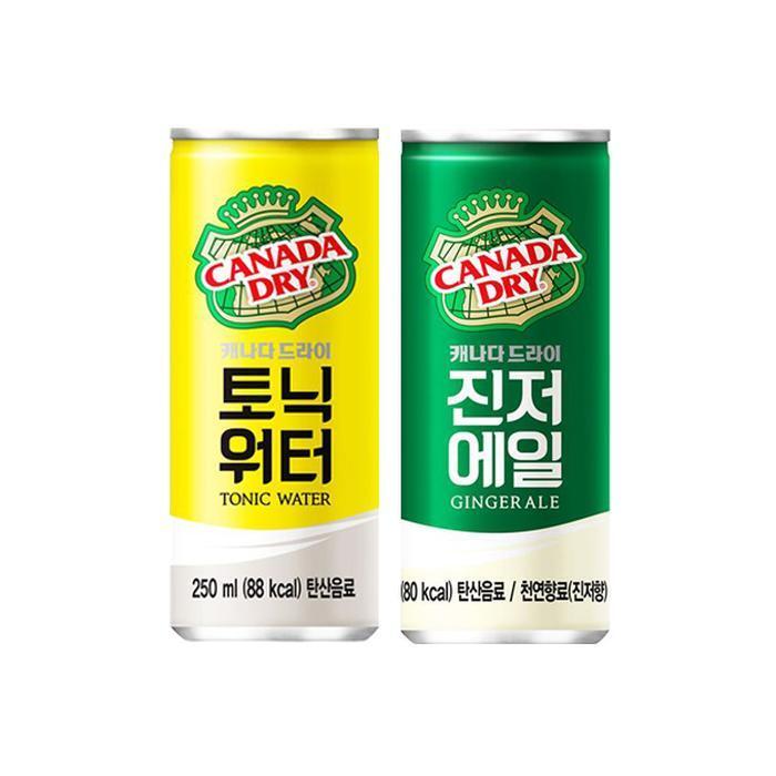 코카콜라 셀러허브 식품 무료배송 캐나다드라이 토닉워터+진저에일 250mlx30개