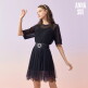 [안나수이]안나수이ANNA SUI 썸머 실크 블랜디드 팝콘 니트+이너 2종