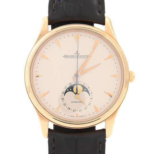 예거르쿨트르 [구구스]중고명품 예거르꿀뜨르 마스터 울트라 씬 문페이즈 골드 시계 (Q1362520) (NO 10278738)