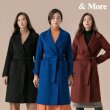 (앤모어) 울 블렌딩 핸드메이드 더블 롱코트