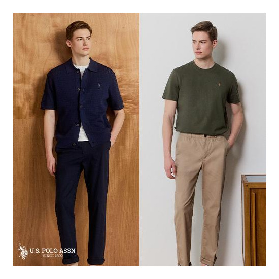 [USPA]■USPA 26SS 남성 롤업 팬츠 2종