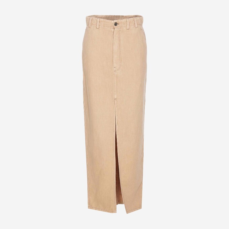 브루넬로쿠치넬리 브루넬로쿠치넬리 쥬얼즈 로고 치노 스커트 ML996G3822C2910 BEIGE