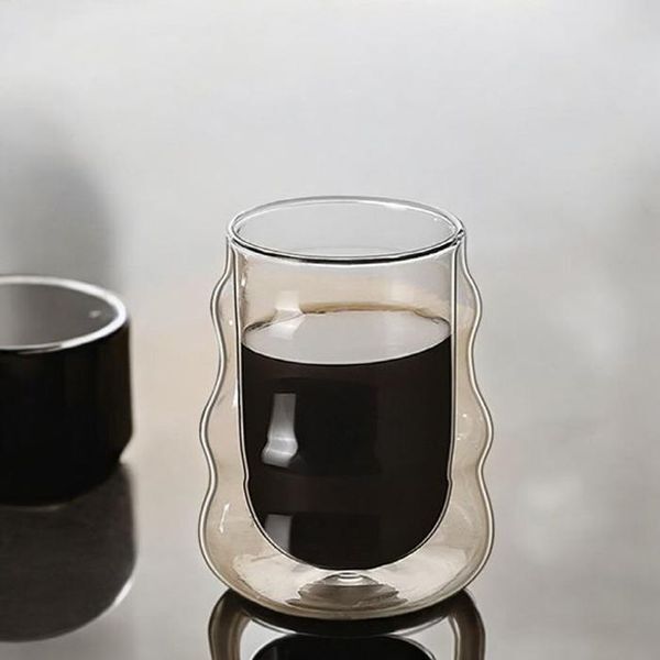 셀러허브(하프클럽) [하프클럽/셀러허브_여성트랜드패션]7day 웨이브 투명잔 내열 300ml 칵테일 음료