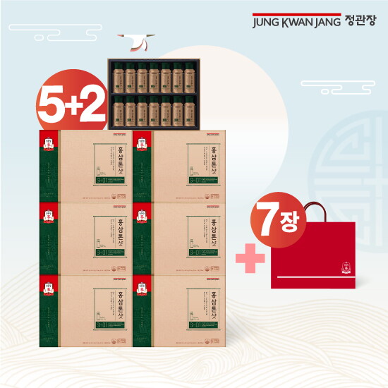 [정관장][5+2박스]홍삼톤샷 5+2박스 + 쇼핑백 7장