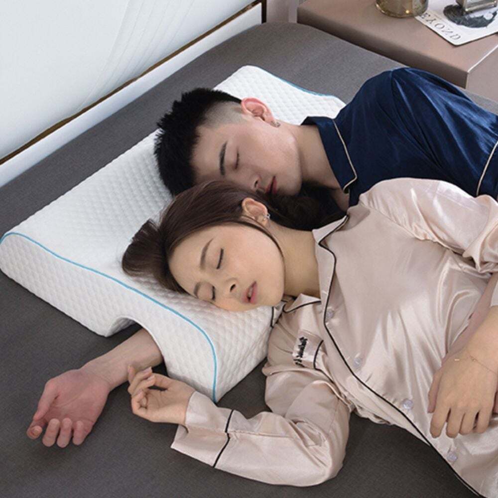 플러스월드 친절한탄씨 PL 스마일 팔베개 2인용 메모리폼 커플 팔베개(오른팔) (헥사곤) No15