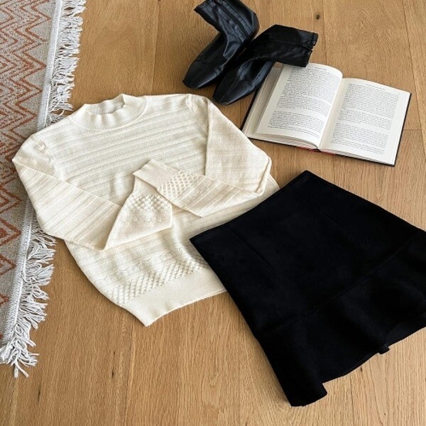 당사협력업체 / 당사협력업체 기타 [브이와이][VY] 여자 무지 포근 언발 카시미어 홀리데이 빨간 니트_15620166_588847