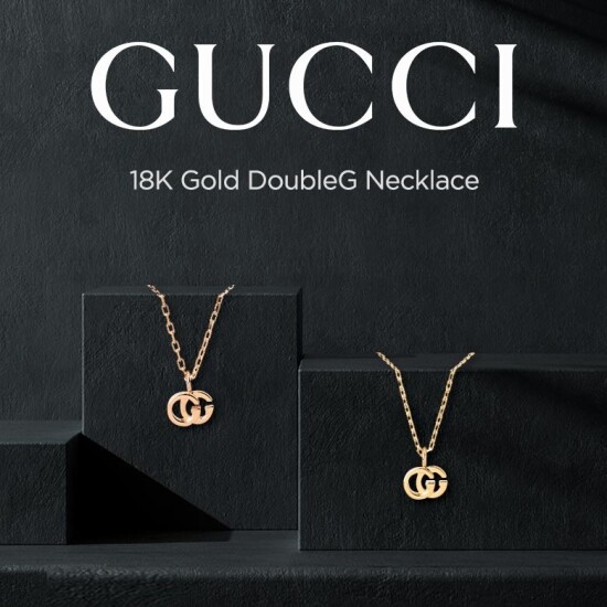 [구찌]◆ 18K GOLD 더블G 목걸이 (YBB481638001 / YBB687118001)