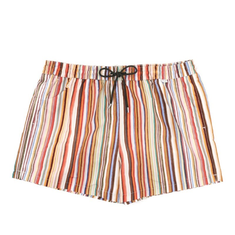 폴스미스 폴스미스 버티컬 멀티컬러 스트라이프 드로스트링 스윔 트렁크 M1A 239B U41671 92