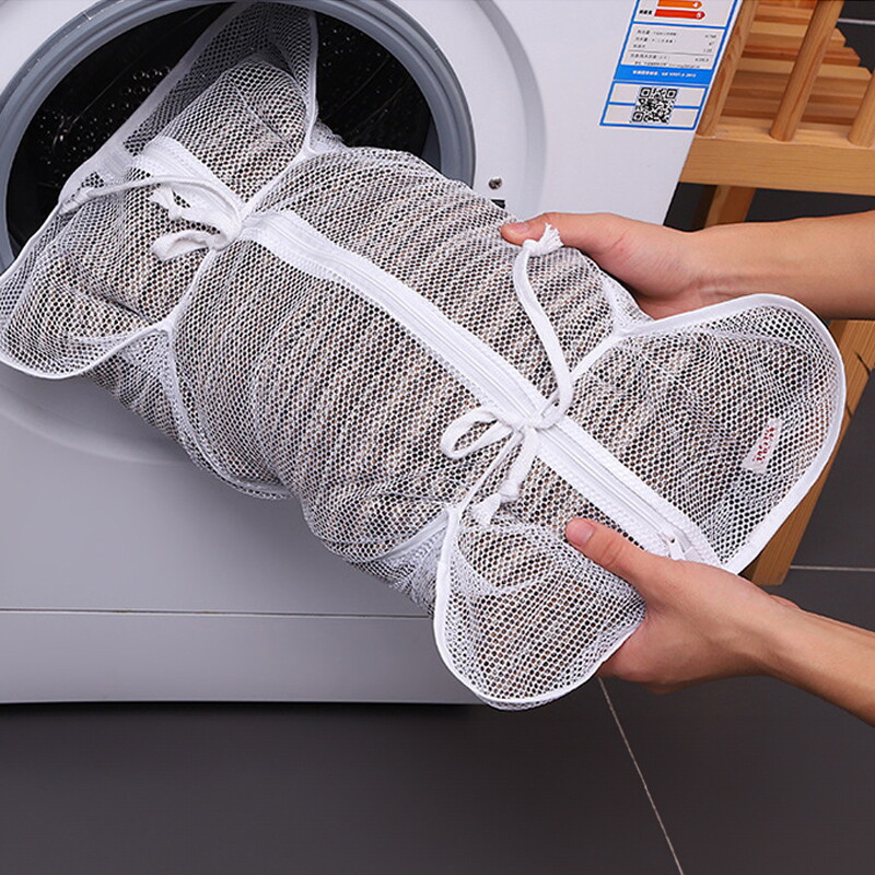 중국OEM 느낌상점 빠라 베개 망 묶는 빨래 세탁망 오리털 이불 롱패딩 세탁 빨래망 그물망
