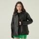 [두낫플랜][최초가230,000원]벨티드 컬러 배색 페이크 레더 자켓_KSJK230105