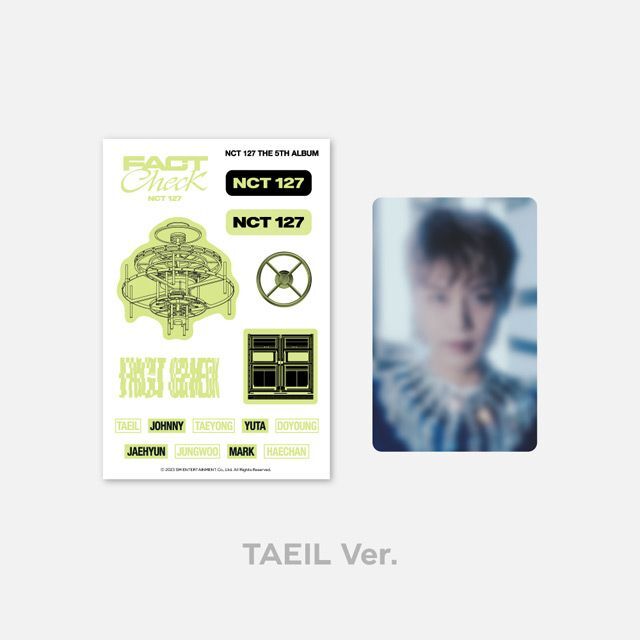 교보문고 NCT 127(엔시티 127) - LUMINOUS TATTOO STICKER [FACT CHECK] [