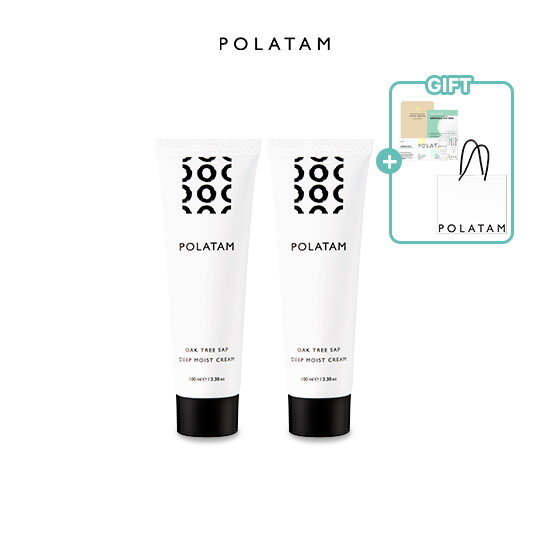[폴라탐][폴라탐][기획세트][정상가  62,000원] 딥 모이스트 크림 2개 (스타터 kit1+쇼핑백L[증정])