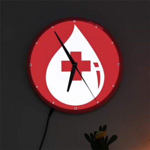 교보문고 꾸밈 ng329-LED시계액자25R 당신의용기가사랑입니다헌혈