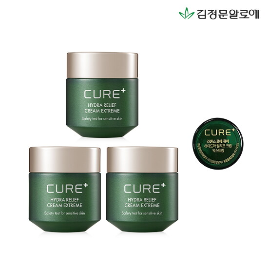 [로에 큐어 플러스]큐어 익스트림 크림 50g X 3 + 미니 큐어크림 3.5g