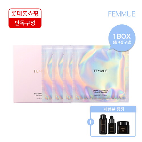 콜마스크 파뮤 [볼륨탄력/정상가 34,000원] 파뮤 드림 글로우 마스크 볼륨탄력 32ml 1박스 (4개입)