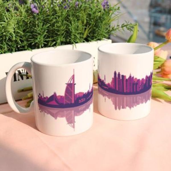 산동세라믹/천호 교보문고 꾸밈 bh211-디자인머그컵2p-아랍에미리트두바이여행