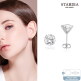[스타다이아]18K GOLD 2캐럿 귀걸이 + 테니스 팔찌 + 테니스 목걸이