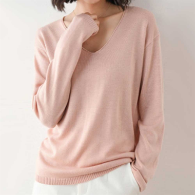 女性服ショッピングモール秋冬コーディネートニット服女性服Vネックスタイリング秋冬ニット服