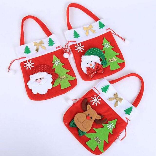 디와이컴퍼니 에이치플러스몰 크리스마스 산타 트리 선물주머니 인테리어 데코 장식