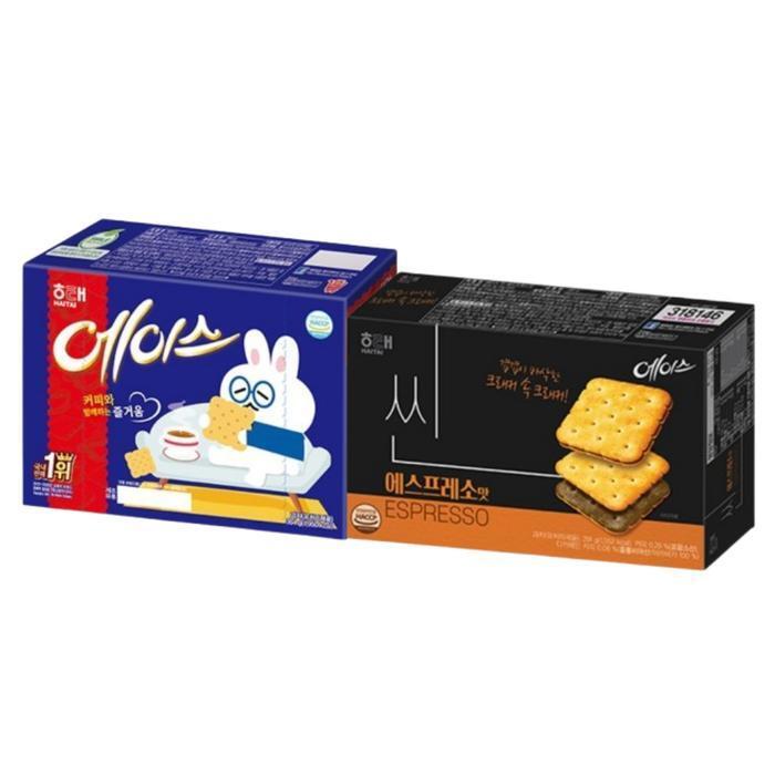 셀러허브 식품 해태제과 에이스 364g 3개 + 에이스 씬 에스프레소맛 291g 3개 / 총 6개