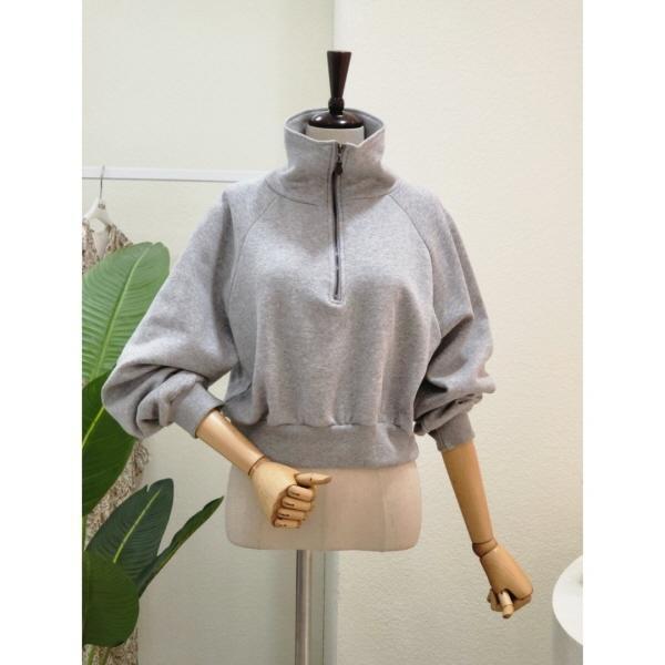 포커스 [포커스][대구백화점SG]  22FW2K7TS04190_나그랑 기모 집업 맨투맨 티셔츠