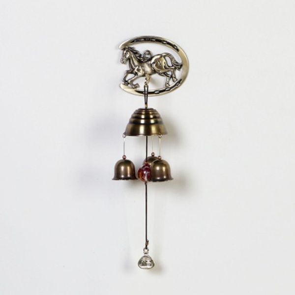 교보문고 크레디스 엔틱메탈 경주마 3벨 자석식 문종 도어벨