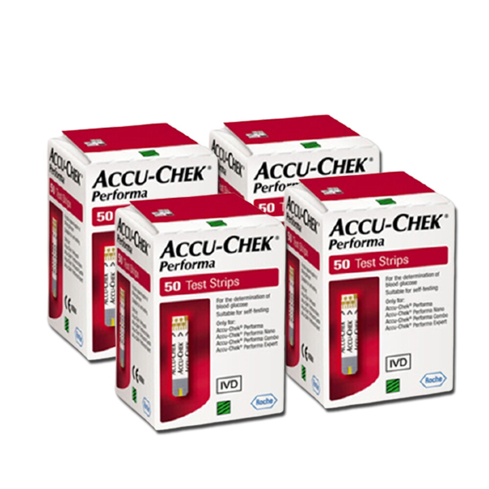 퍼포마 아큐첵 퍼포마 혈당시험지 200매 혈당 측정 검사지 당뇨 소모성 재료