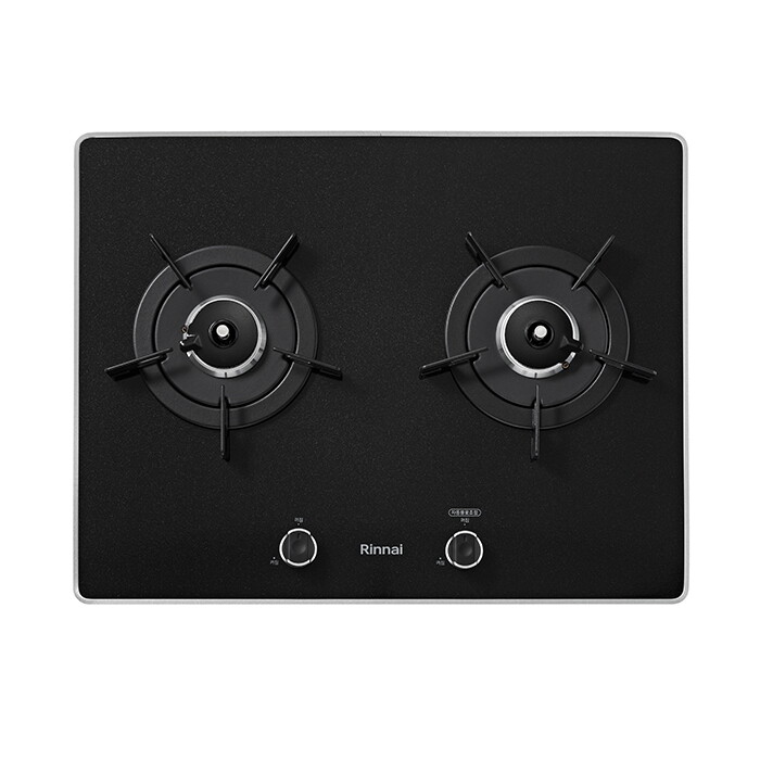 상세참조 린나이 린나이 2구 빌트인 가스쿡탑 블랙펄 (건전지타입) RBR-P2501D