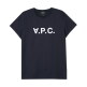 [아페쎄][롯데아이몰 방송] 아페쎄 여성 VPC 로고 네이비 반팔티 COBQX F26944 IAK
