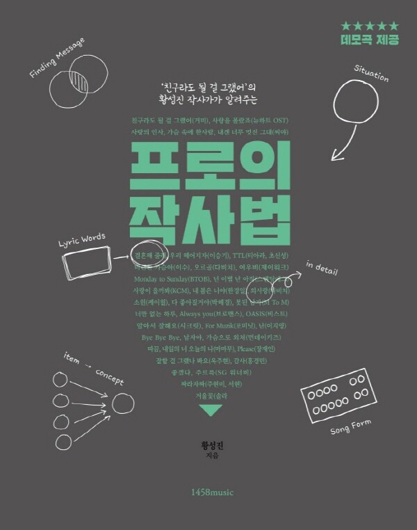 1458뮤직 1458music 프로의 작사법 - 친구라도 될 걸 그랬어 황성진 작사가의