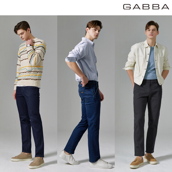 [가바]GABBA 24SS 헤리티지 테이퍼드핏 남성 데님 3종