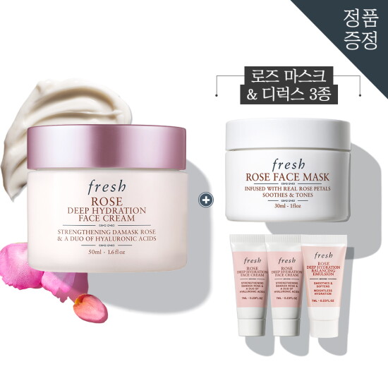 [프레쉬](6월아이몰단독) 로즈 딥 하이드레이션 크림 세트