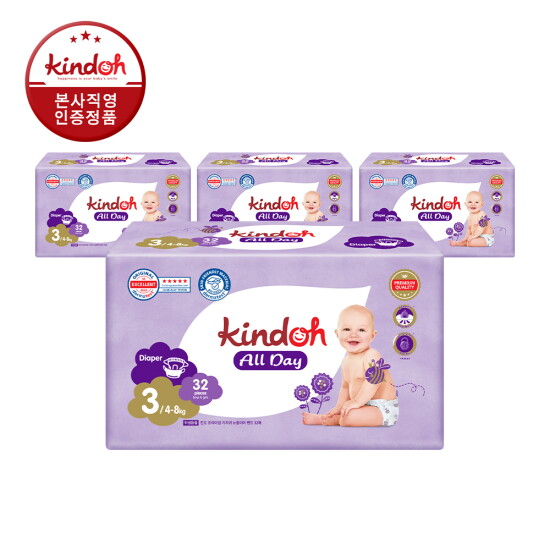 [킨도]킨도 올데이 밴드형 3단계 32매x4팩