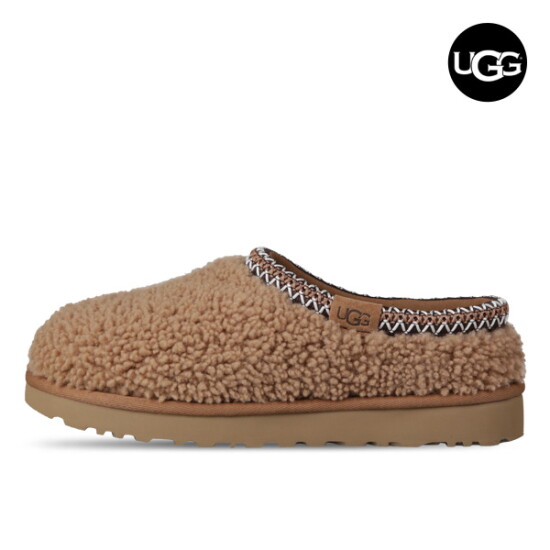 [UGG]어그 UGG 맥시 컬리 타스만 여성 방한 부츠 양털 모카신 뮬 슬리퍼 1158356-CHE