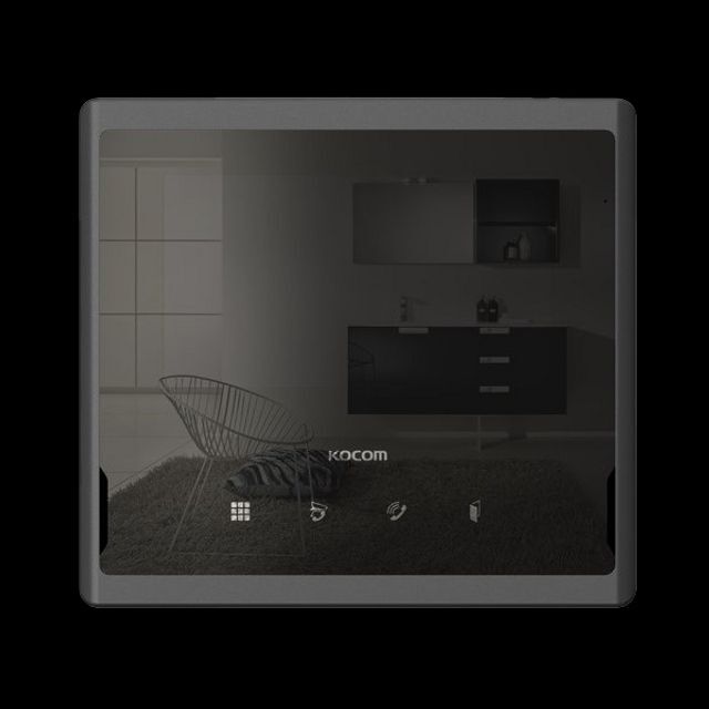 ㈜코콤 지오벤처스 코콤 비디오폰 컬러LED 7인 치 KCV-S701 블랙