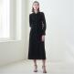 [누브][정상가 168000원][누브] Front Shirring Shirts Dress - Black