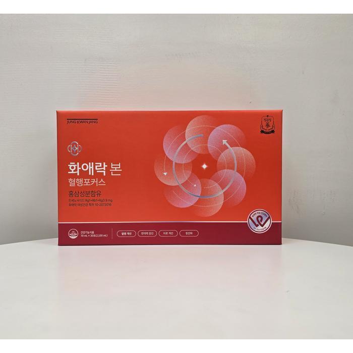 셀러허브 식품 [정관장]  화애락 본 혈행포커스 70ml x 30포  / 여성 건강기능식품
