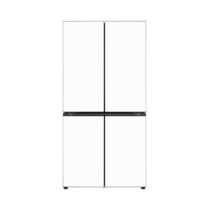 LG전자 LG전자 [하이마트] 디오스 AI 오브제컬렉션 4도어 냉장고 M876GQQ231.AKOR [871L, 에센스 화이트]