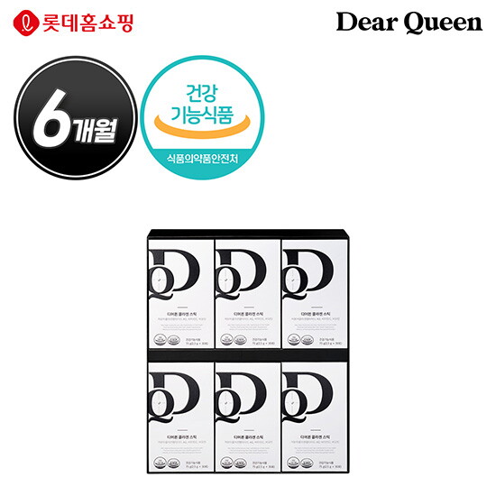 [디어퀸]●[6개월] 디어퀸 콜라겐 스틱 (2.5g x 30포 x 6박스)