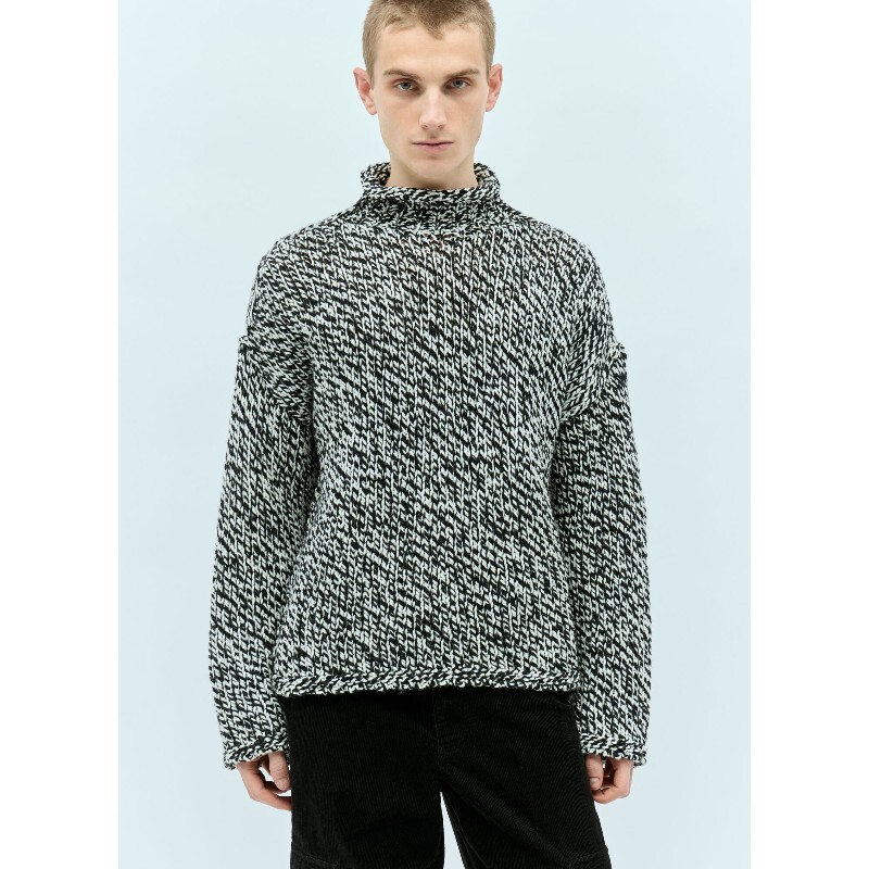 ACNE STUDIOS 아크네 스튜디오 아크네스튜디오 하이넥 멜란지 니트 스웨터 B60290 CTI