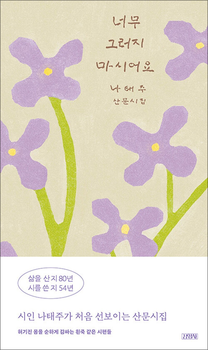 김영사 팝북 [팝북] 너무 그러지 마시어요 - 나태주 산문시집